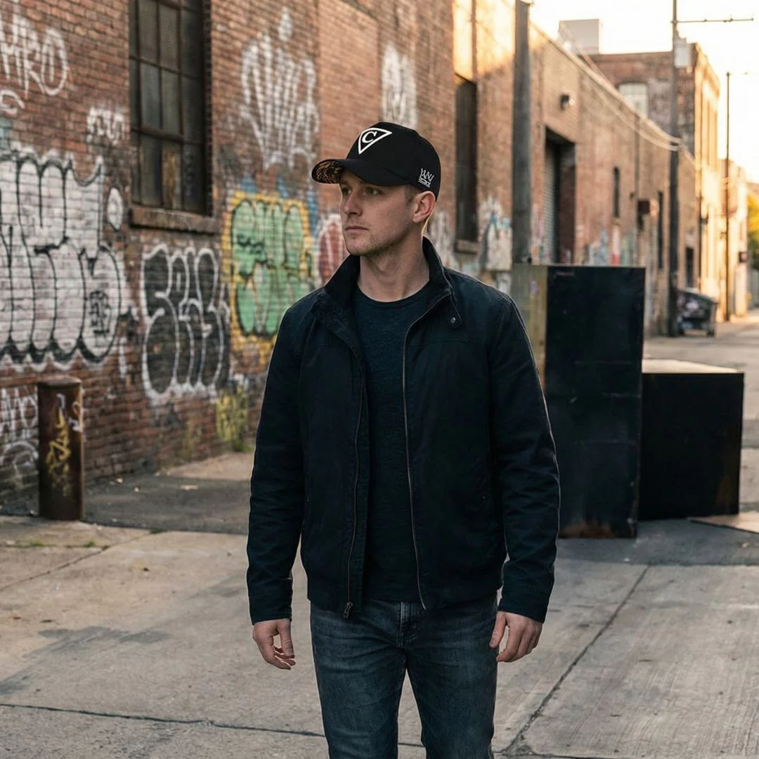 Mighty Lion Curved Baseball Cap - Black - Image 3