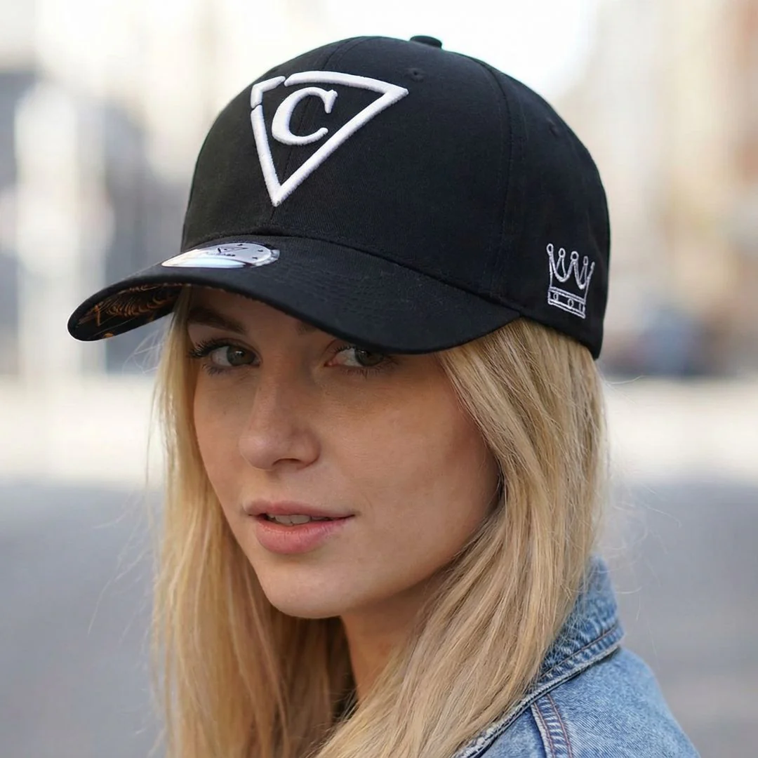 Mighty Lion Curved Baseball Cap - Black - Image 7