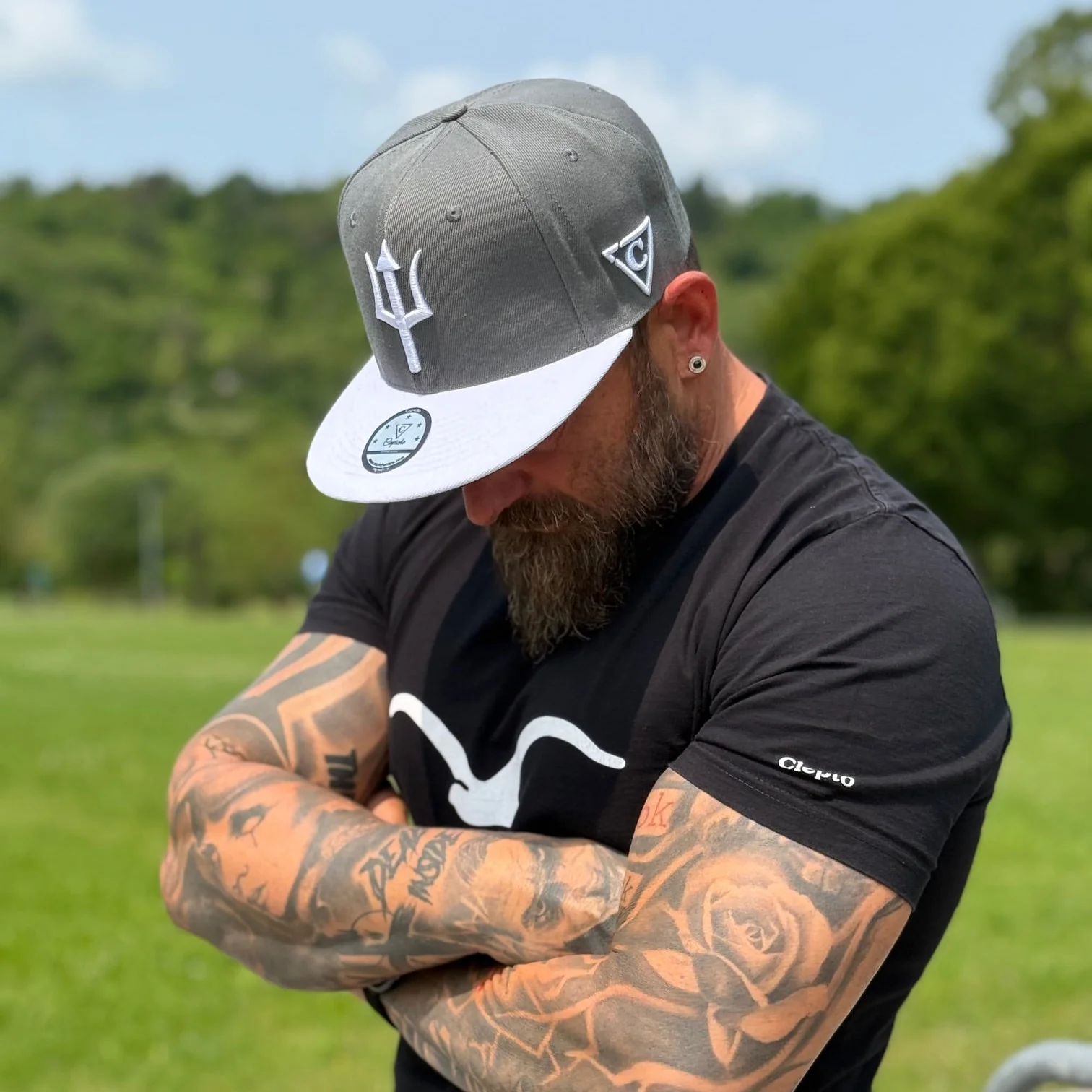 Nereus Snapback - Grey/White - Image 6