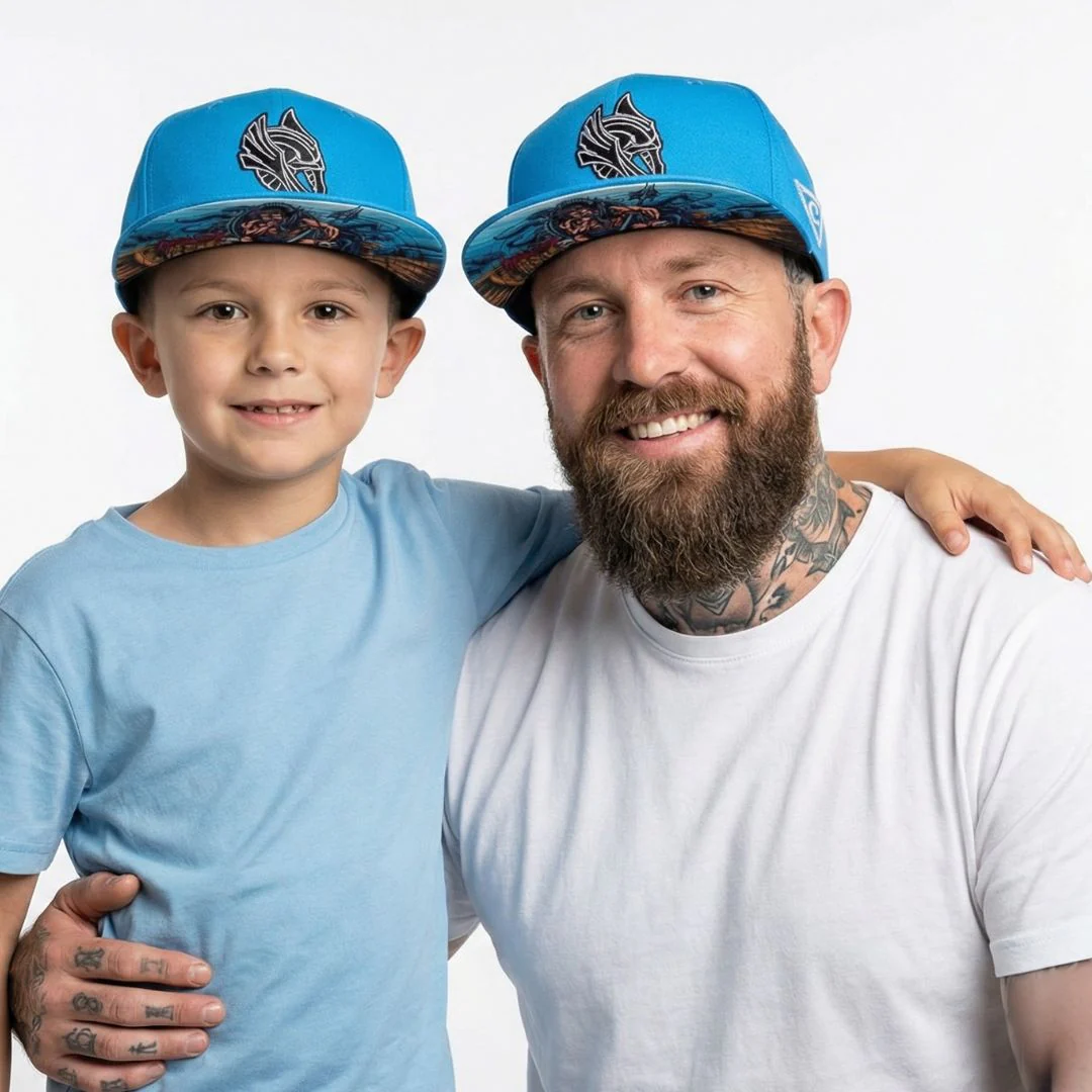 Njord Snapback Child Size - Blue - Image 11