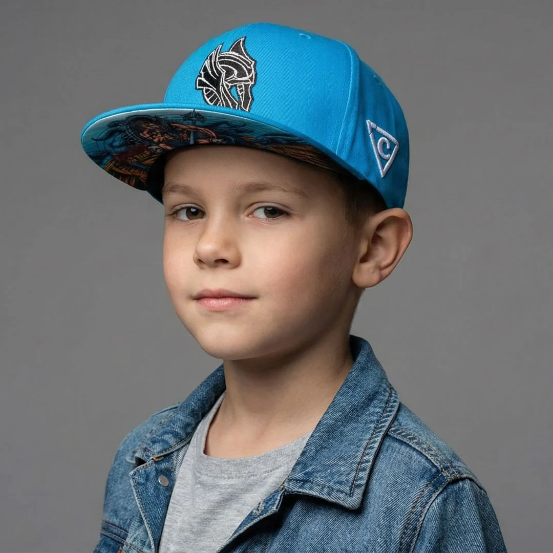 Njord Snapback Child Size - Blue - Image 7