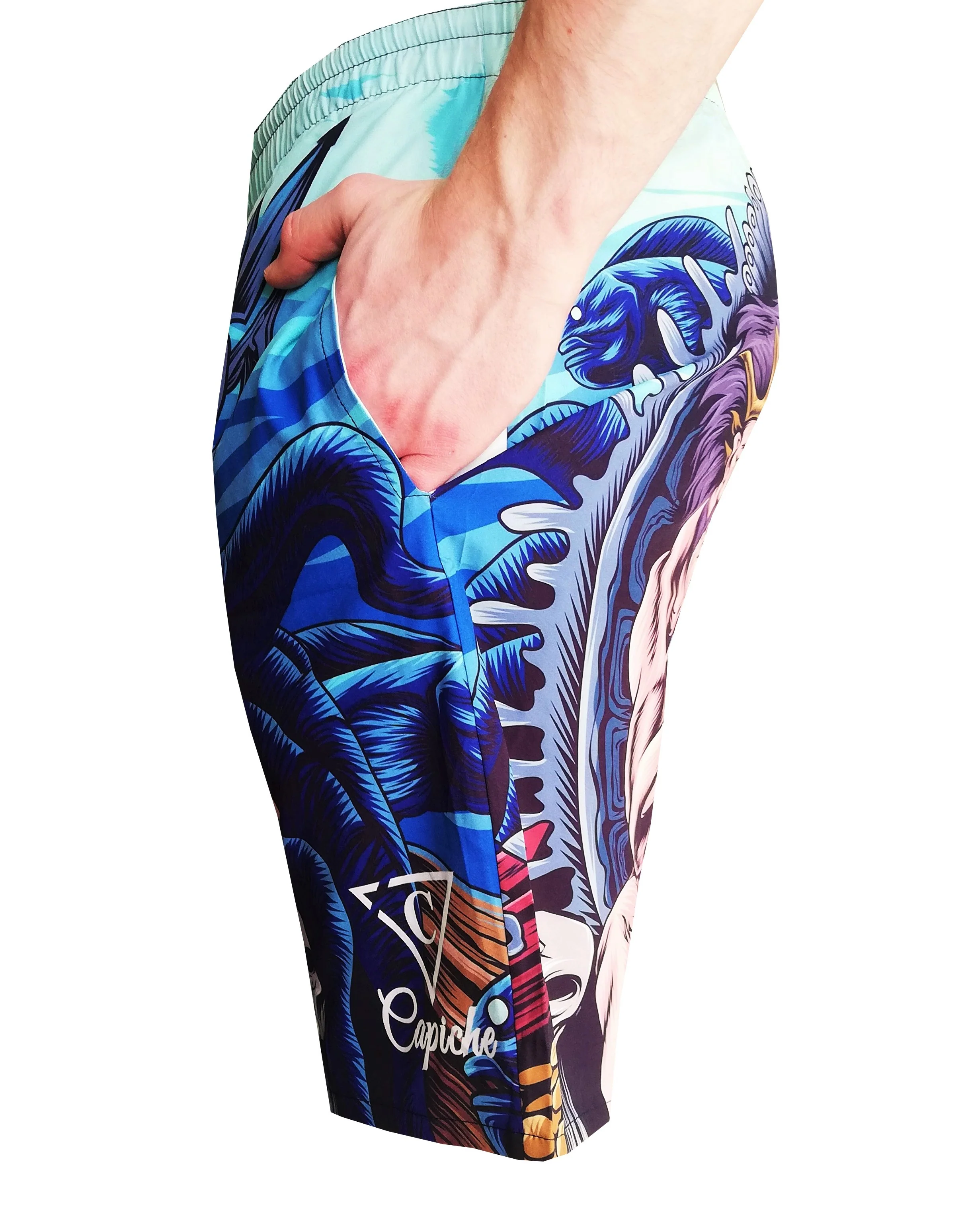 Njord Swim Short - Blue - Image 4
