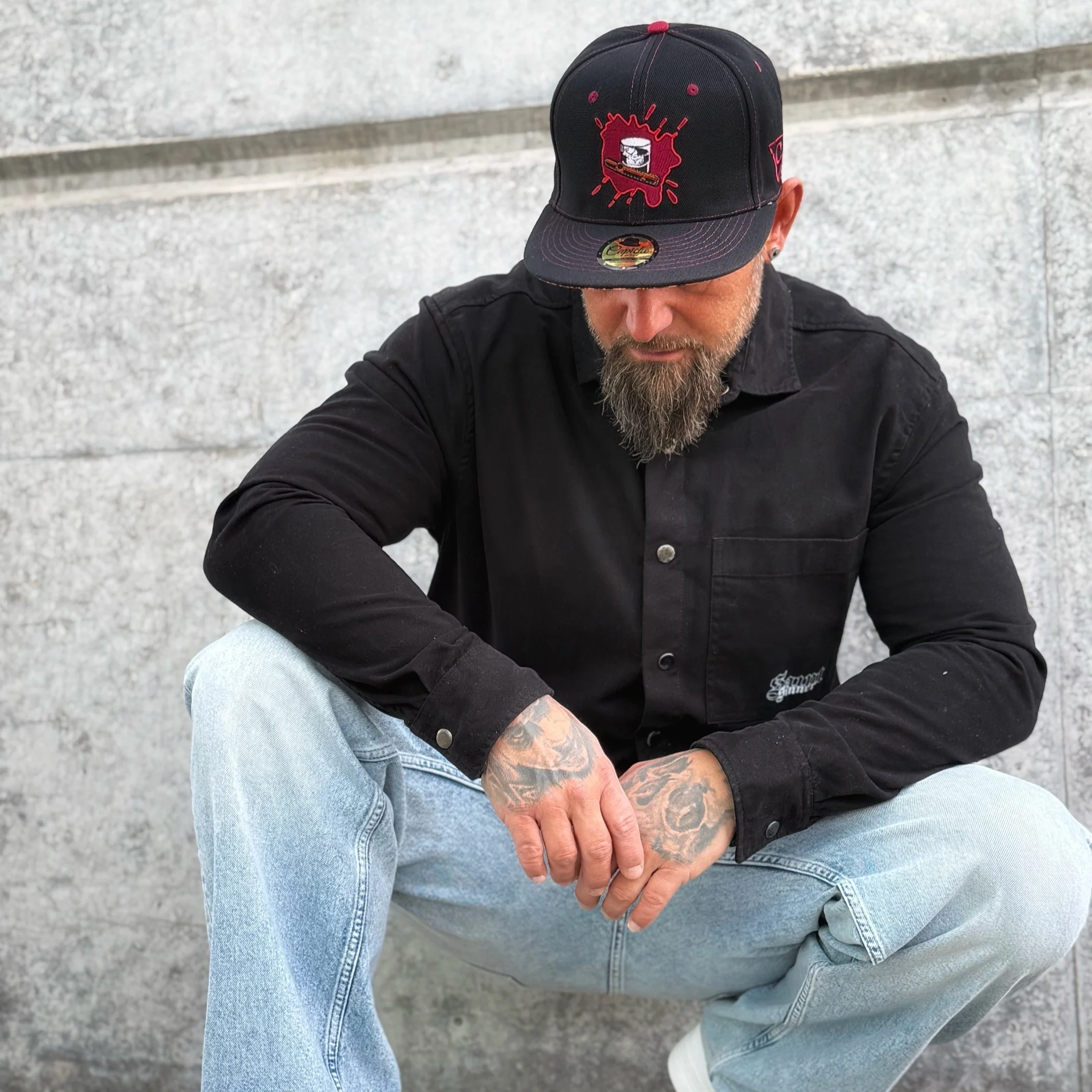 No Blood No Trust Snapback No. 3 - Black - Image 8