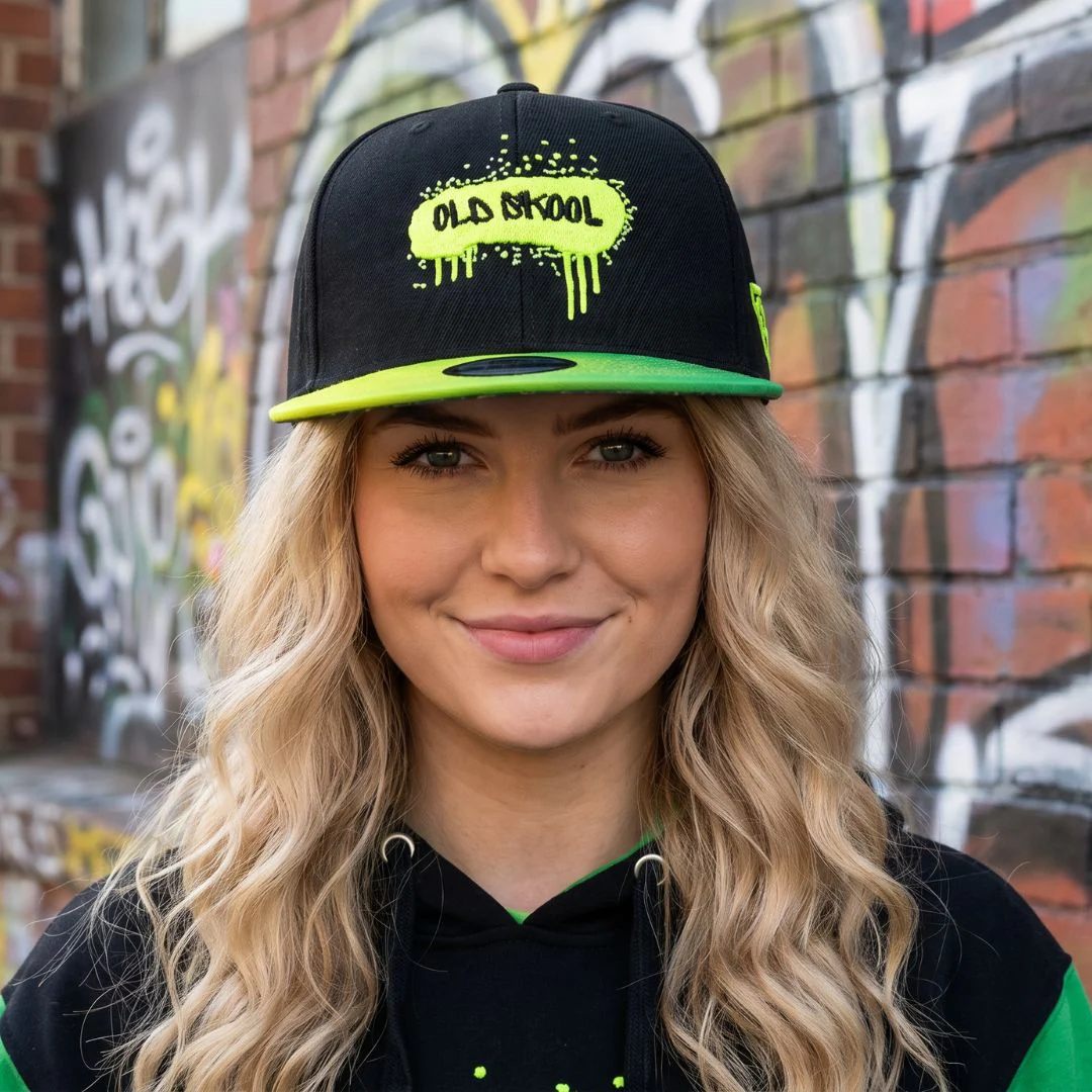Old Skool Snapback - Black/Green Ombre - Image 5