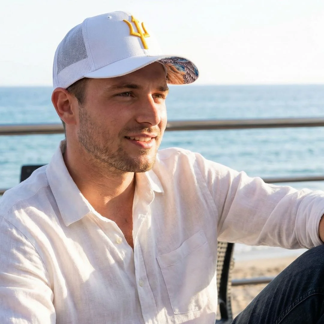 Pegasus Trucker Cap - White - Image 7
