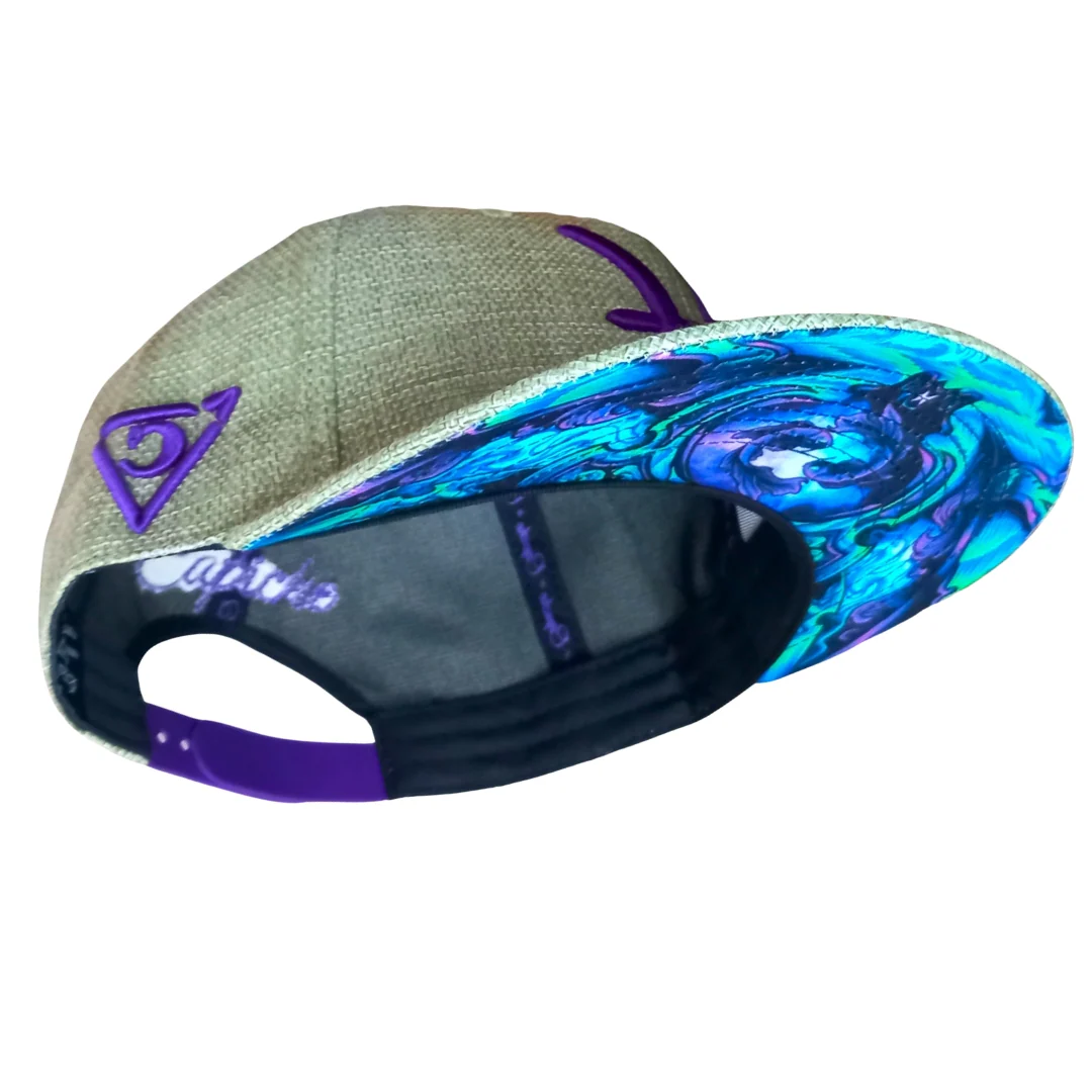 Pisces Snapback - Pale Green Thick Cotton - Image 18