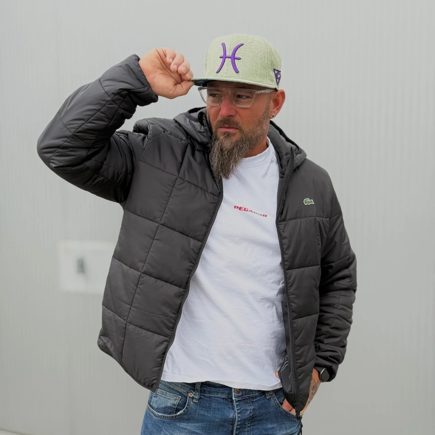 Pisces Snapback - Pale Green Thick Cotton - Image 9