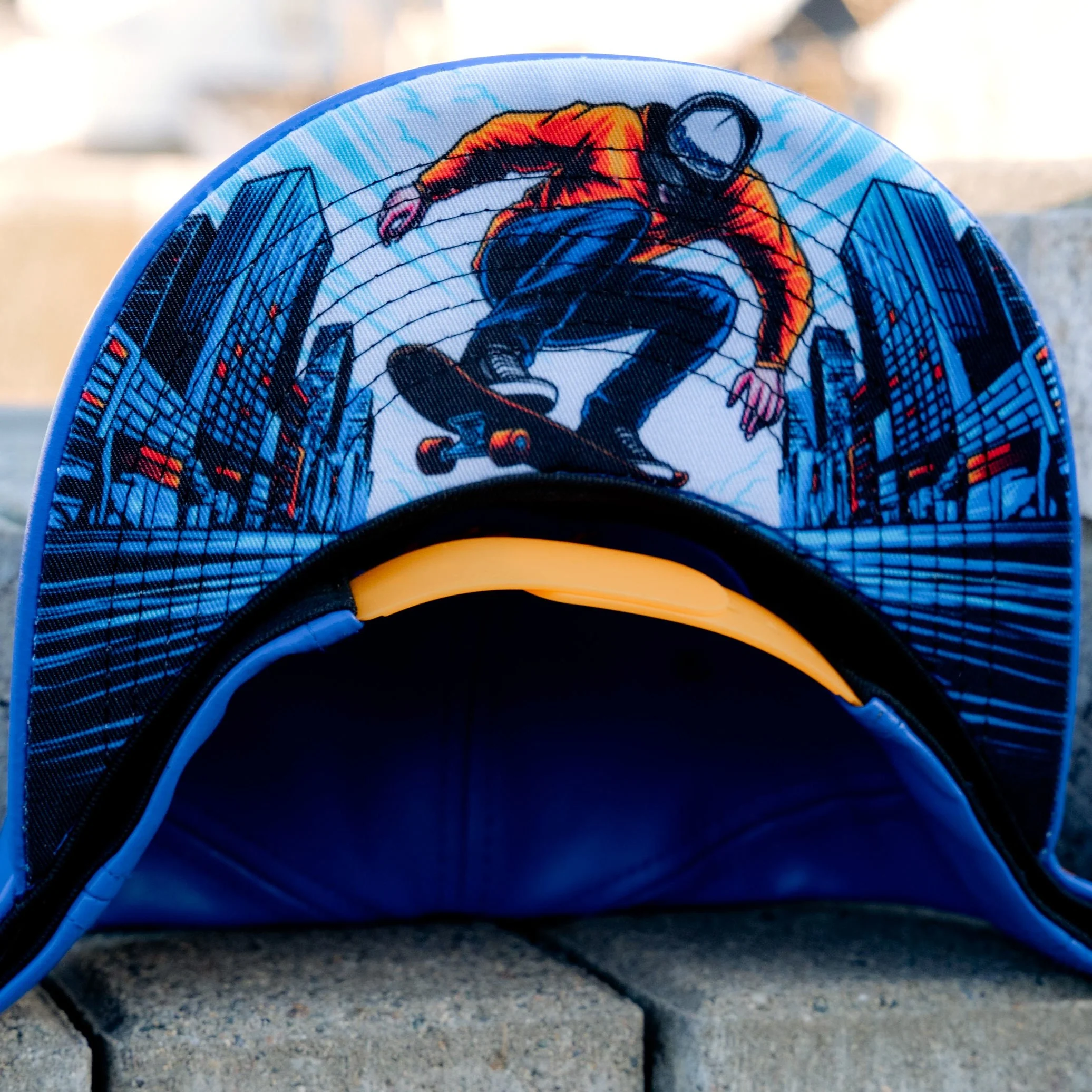Ride With Us Snapback - Blue Artificial Leather - Image 6