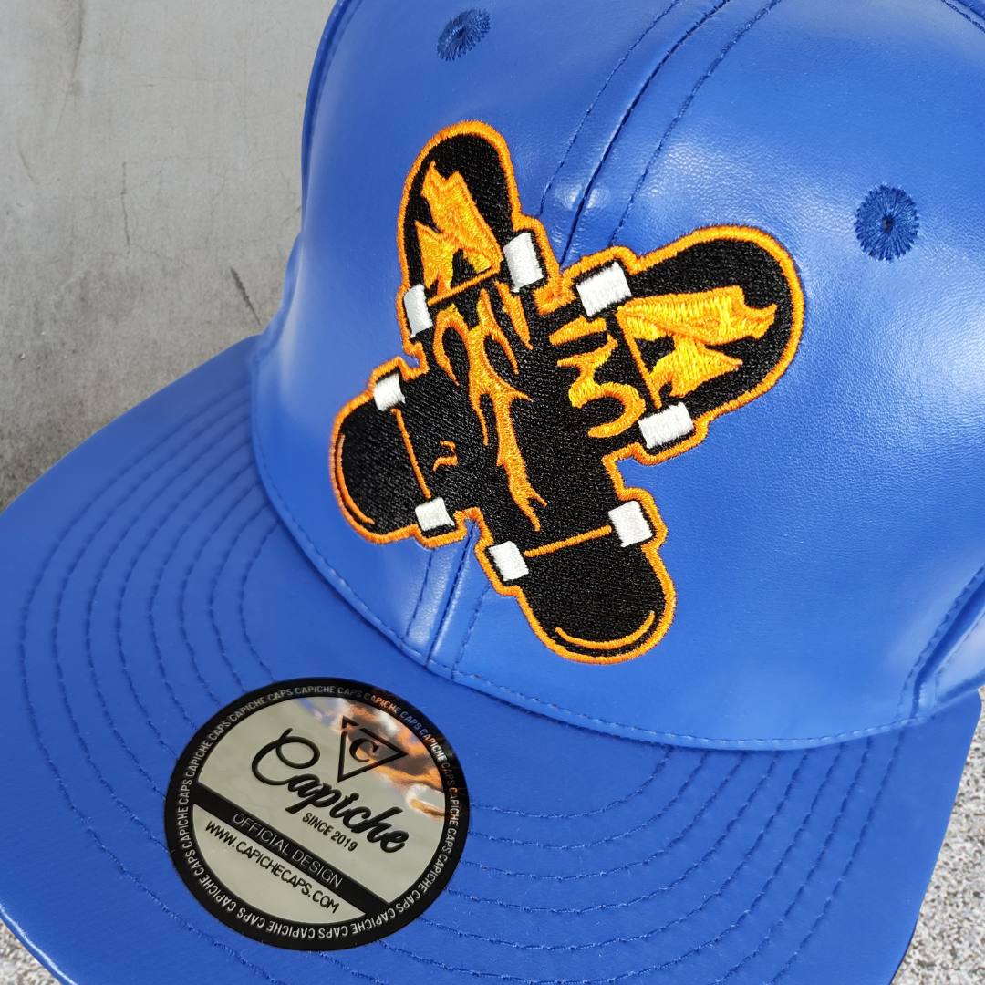 Ride With Us Snapback - Blue Artificial Leather - Image 7