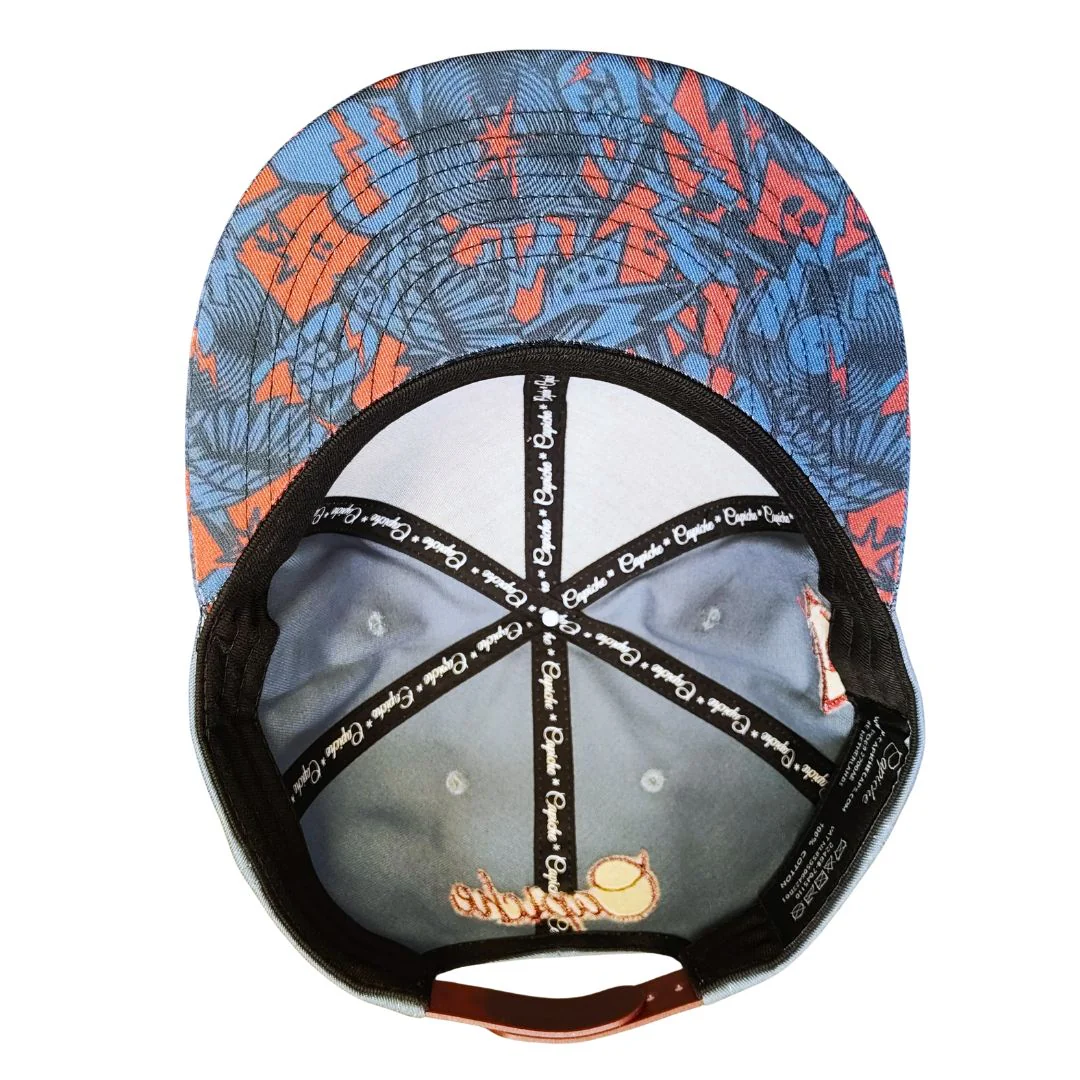 Rock On Snapback - Grey/Red - Image 8