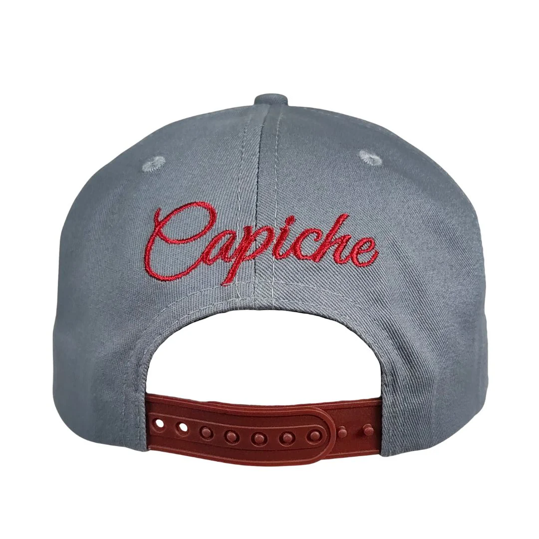 Rock On Snapback - Grey/Red - Image 9
