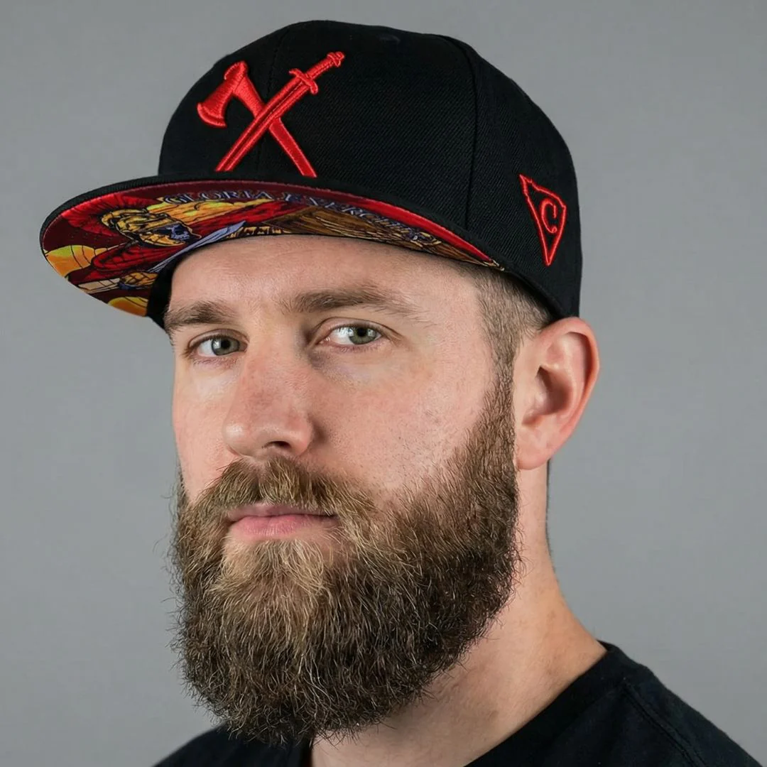 Roman Soldier Snapback - Black - Image 13