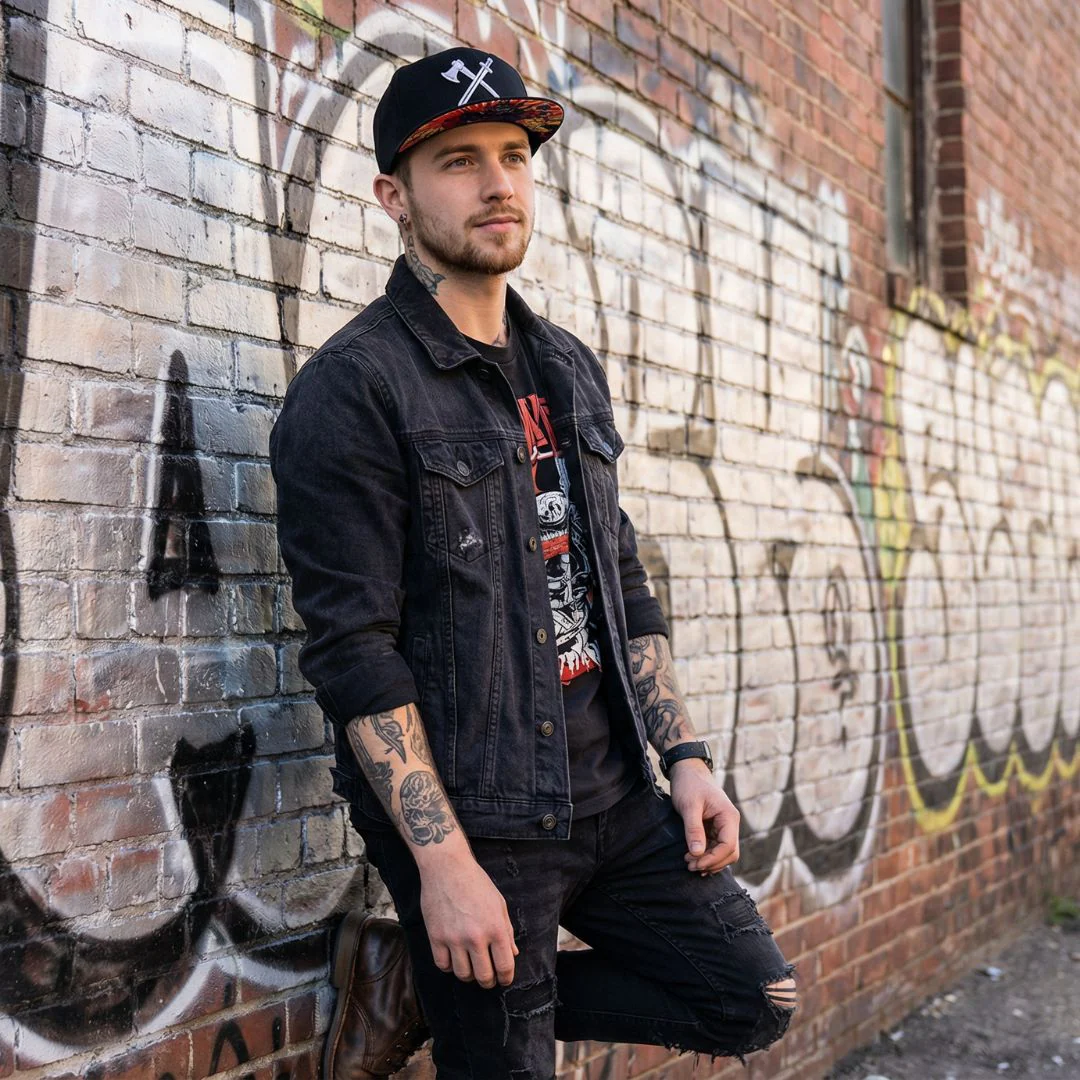 Samurai Snapback - Black - Image 9