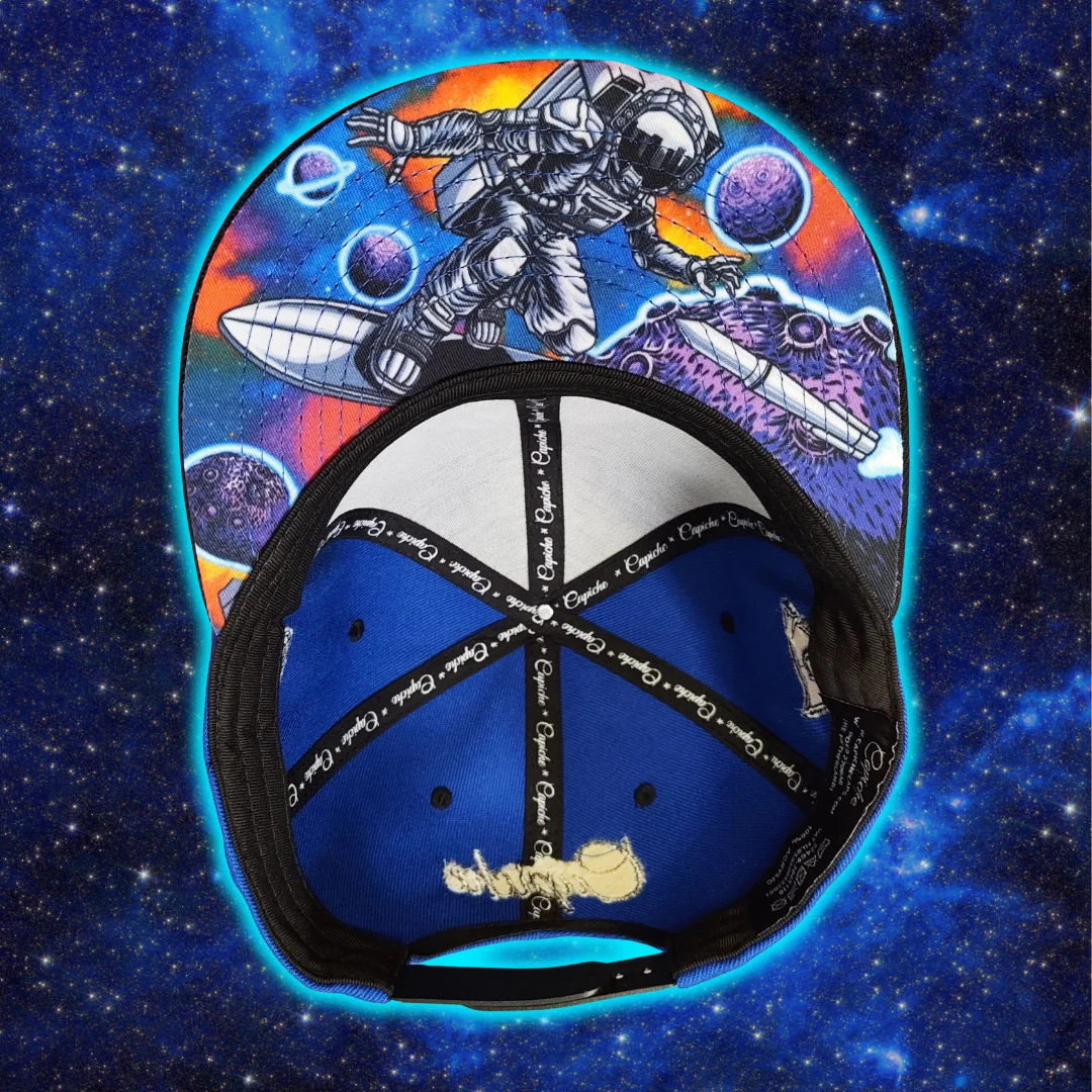 Space Surfing Snapback - Black/Blue - Image 10
