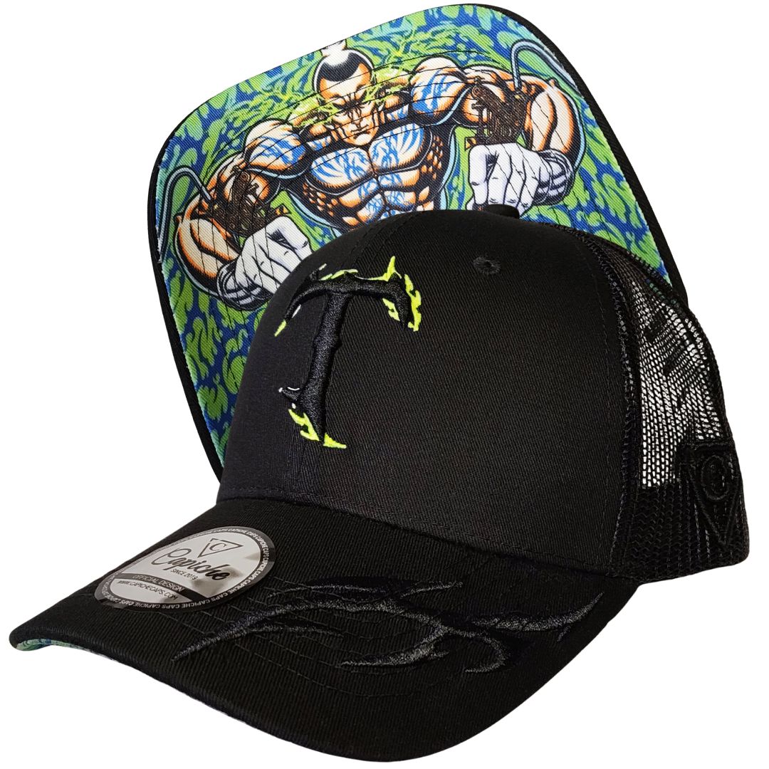 Tattooed Trucker Cap - Black