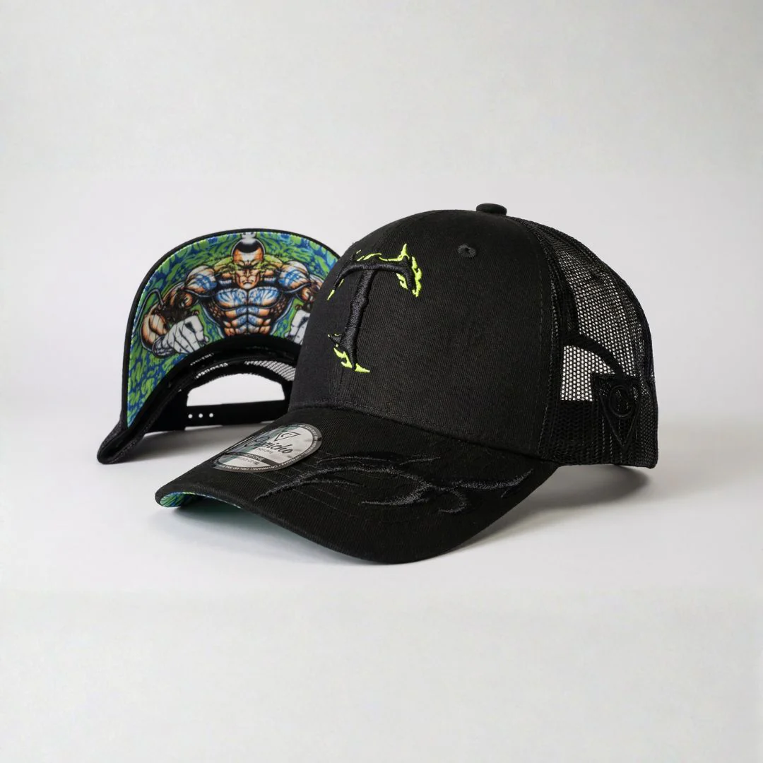 Tattooed Trucker Cap - Black - Image 10