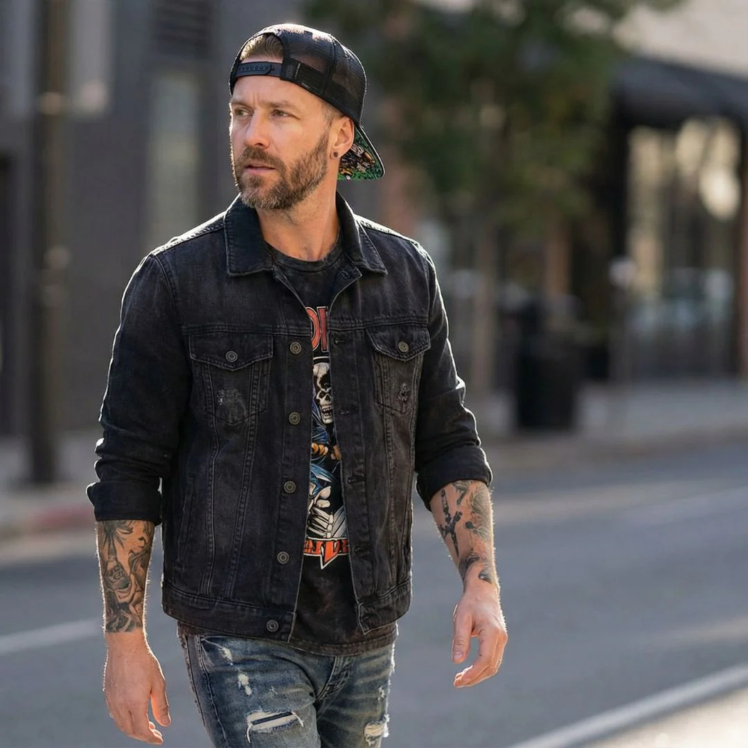 Tattooed Trucker Cap - Black - Image 2