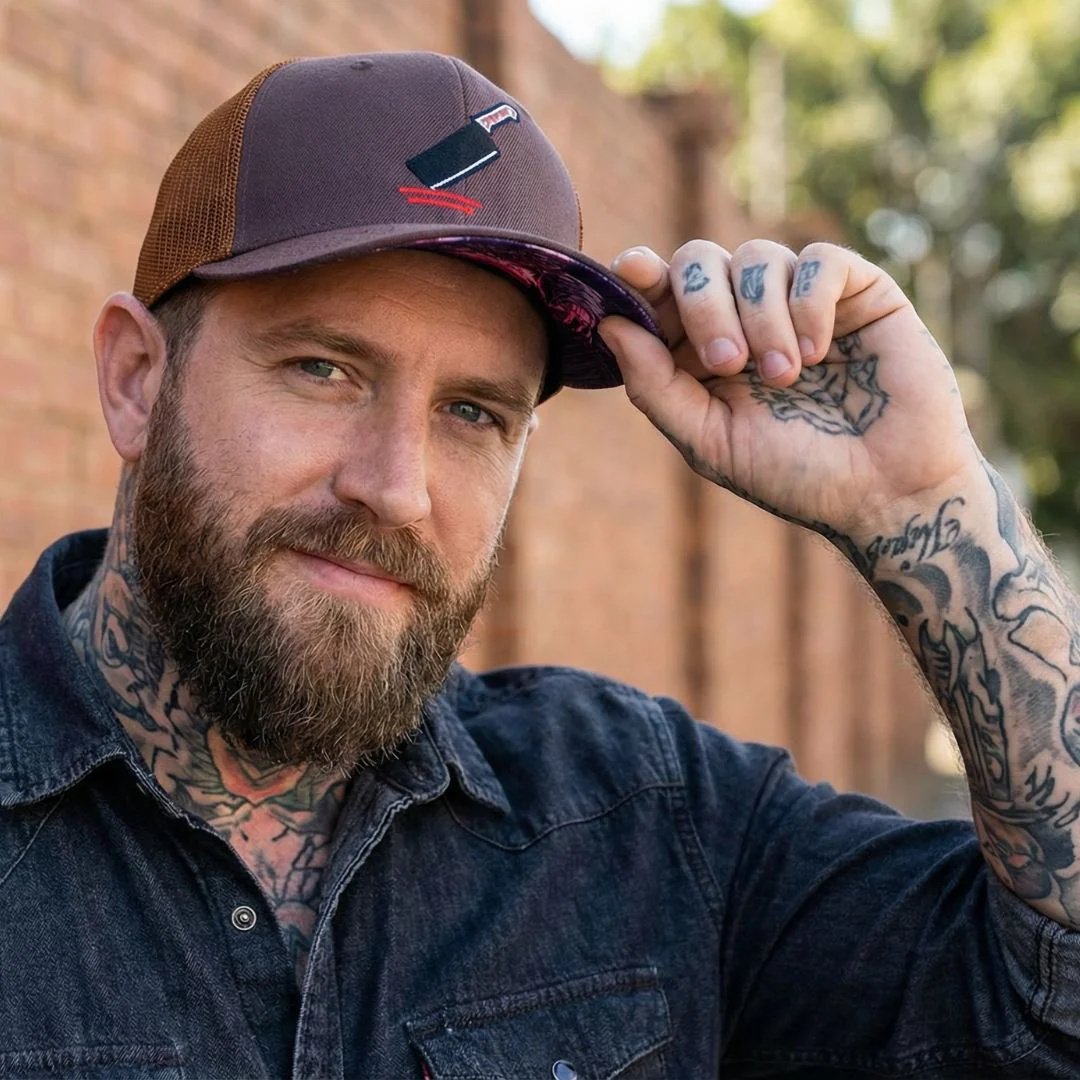 The Butcher Trucker Cap - Brown - Image 3