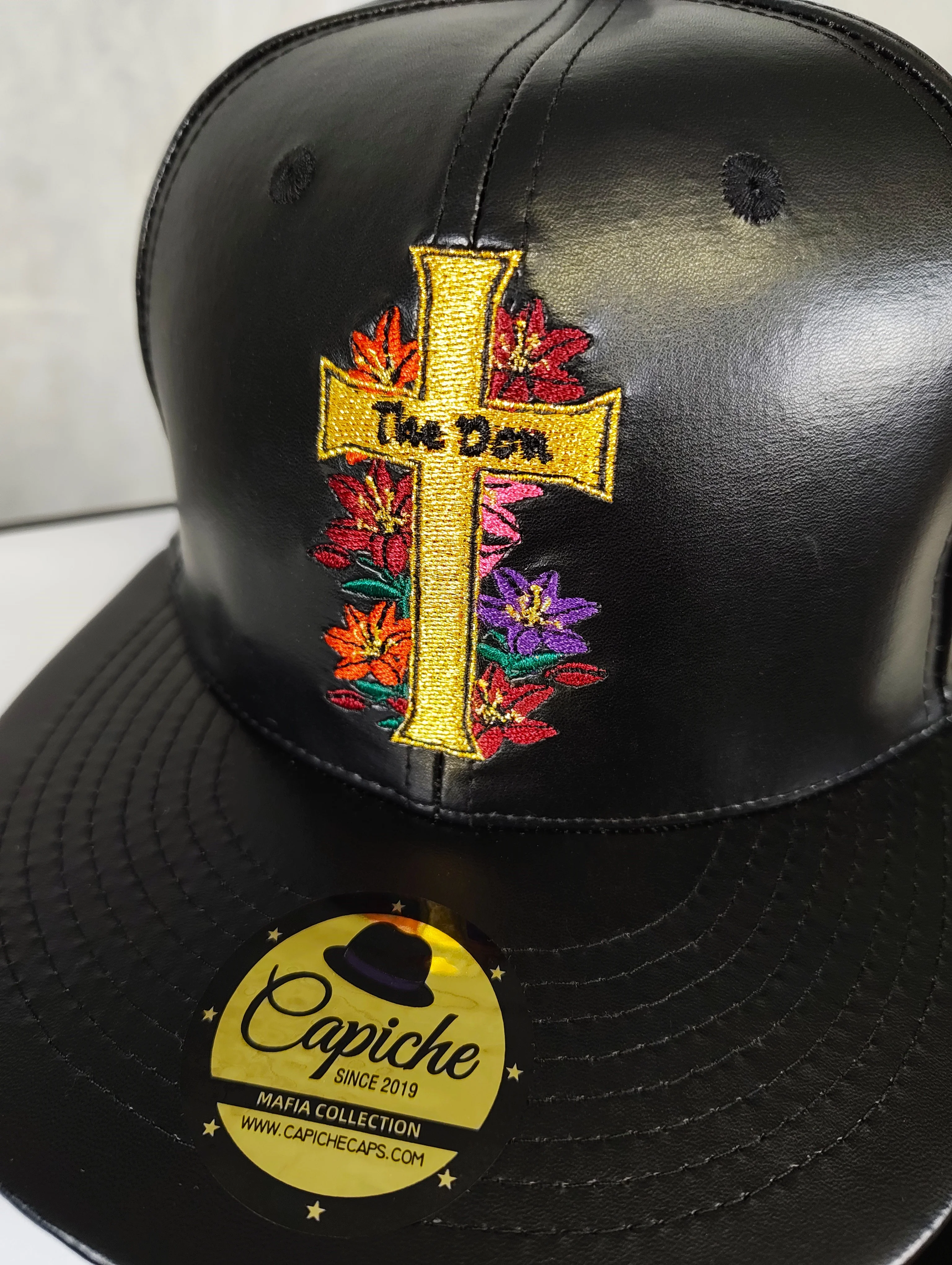 The Don is Gone Snapback No. 4 - Black Artificial Leather - Image 14