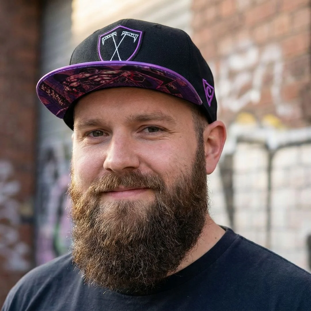 The Executioner Snapback - Black/Purple Holographic - Image 2