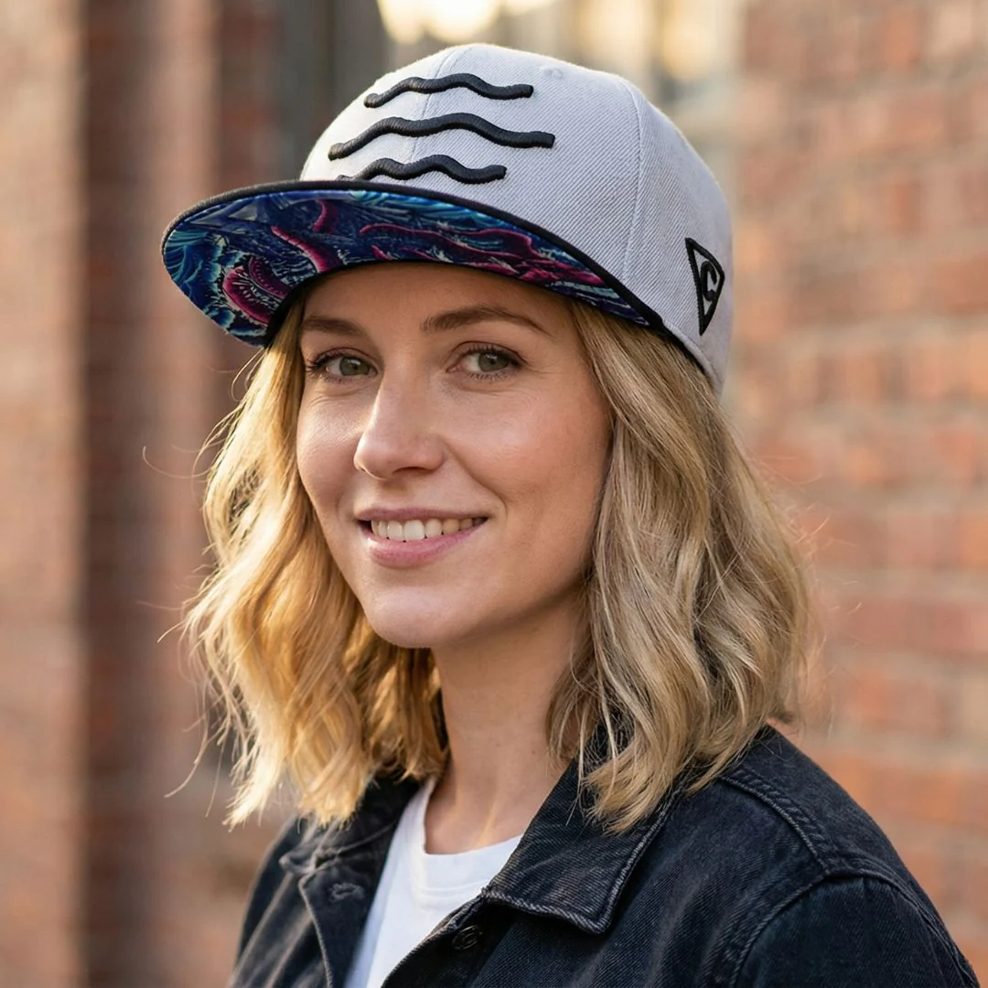 The Kraken Snapback - Grey/Black - Image 9