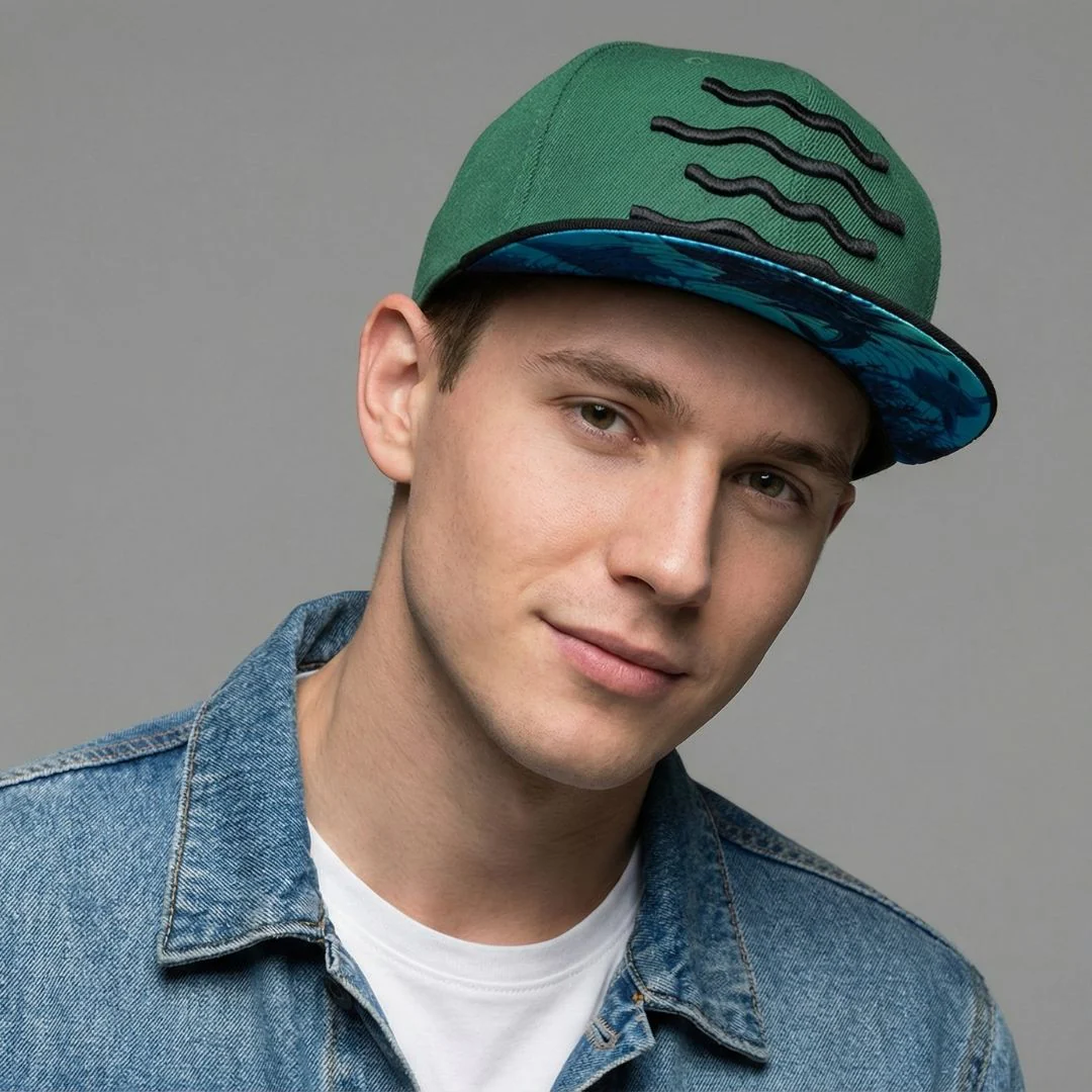 The Shark Snapback - Green/Black - Image 12