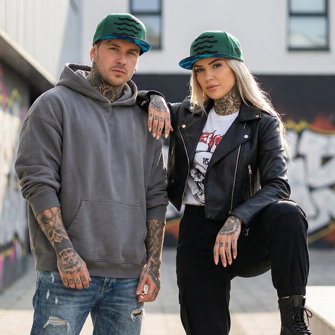 The Shark Snapback - Green/Black - Image 3