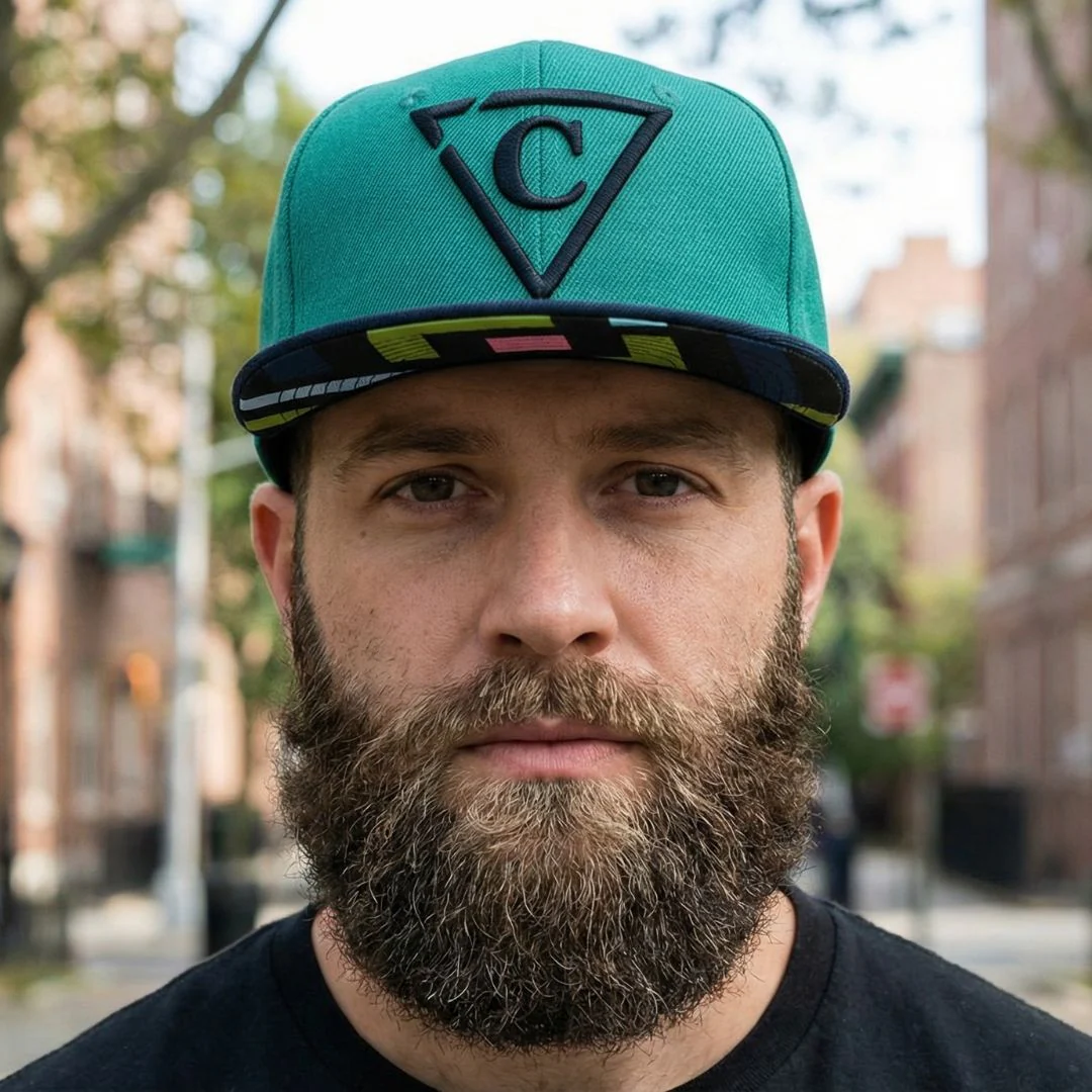 The Square Snapback - Green/Black - Image 6