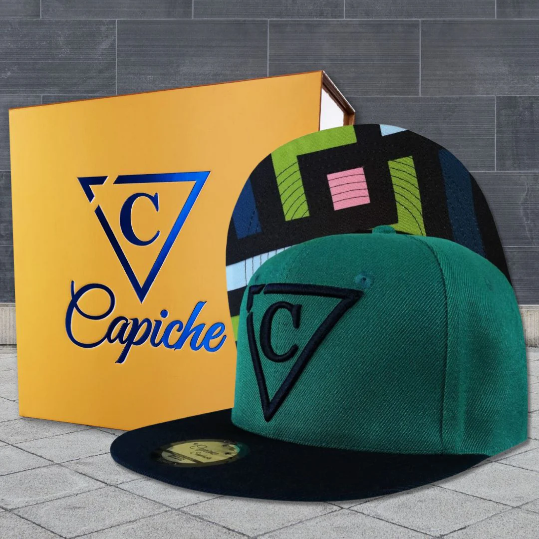 The Square Snapback - Green/Black - Image 8