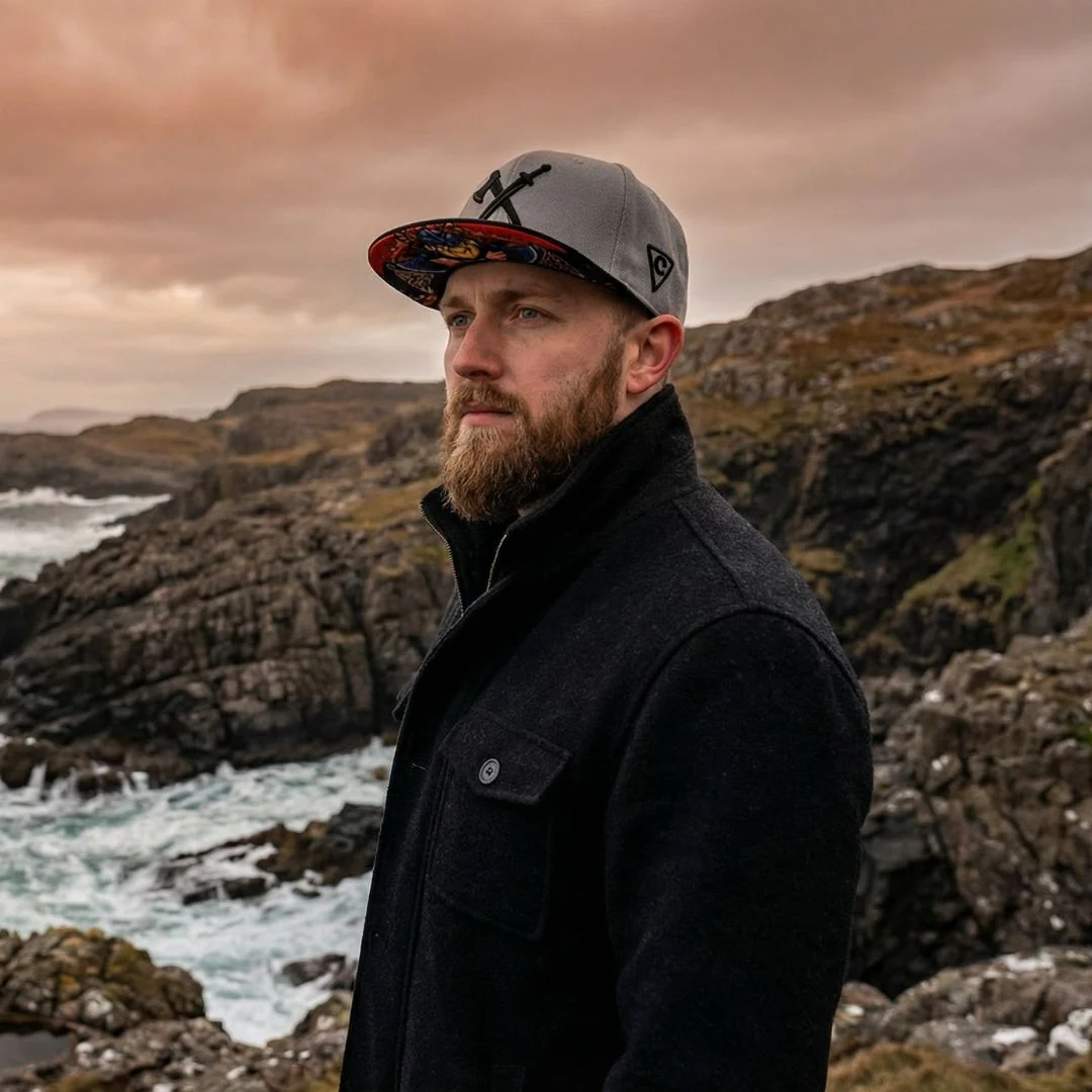 The Viking Snapback - Grey/Black - Image 5