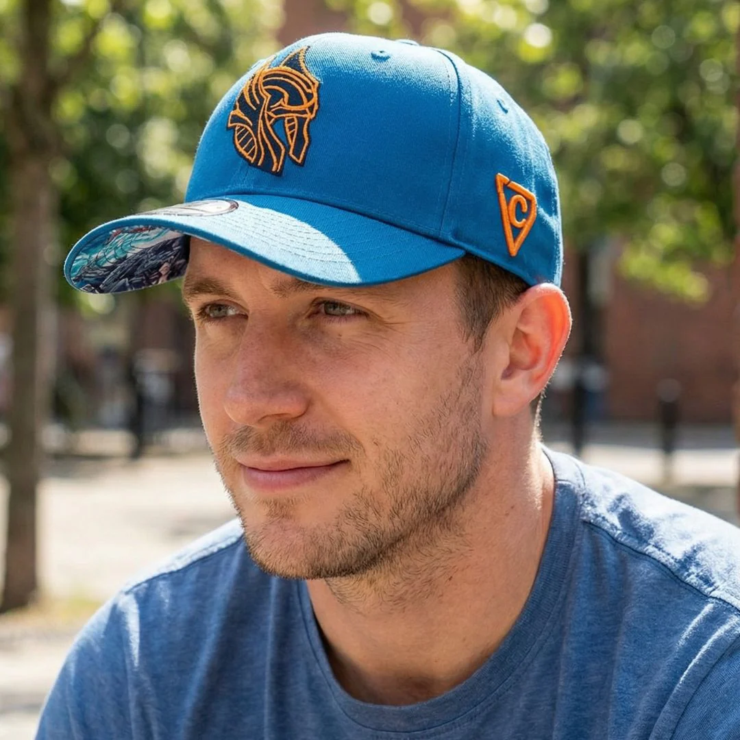 Thor Curved Baseball Cap - Blue - Image 2