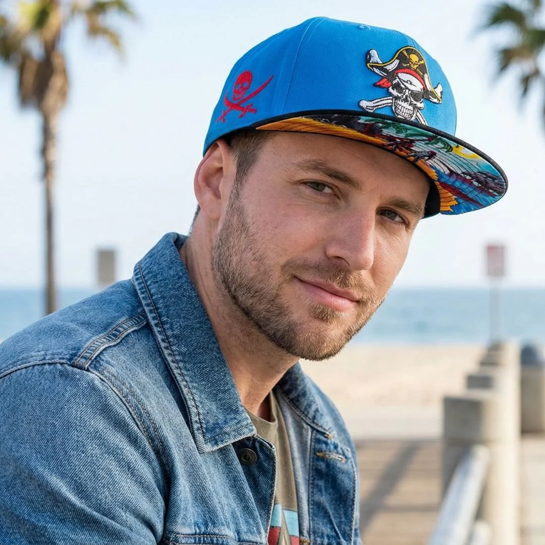 Treasure Hunting Snapback - Blue/Black - Image 11