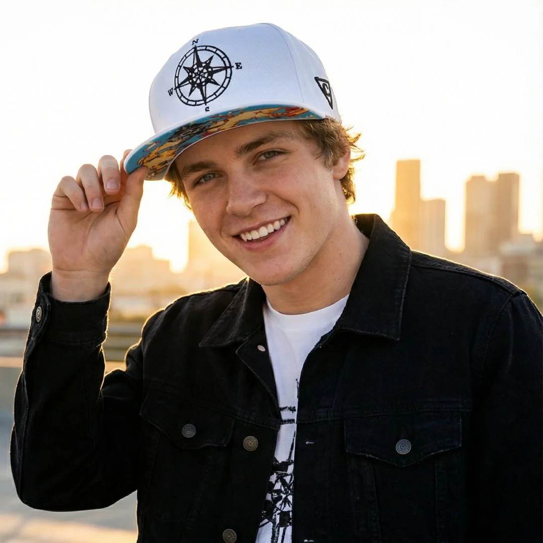 Treasure Map Snapback - White - Image 3