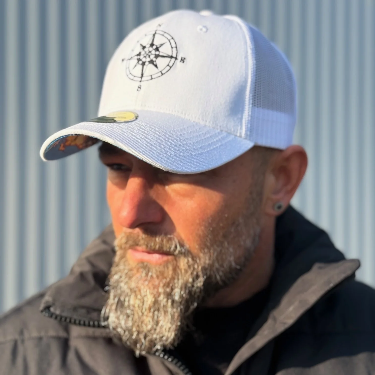 Treasure Map Trucker Cap - White - Image 10