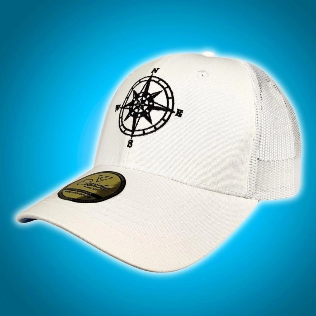 Treasure Map Trucker Cap - White - Image 14