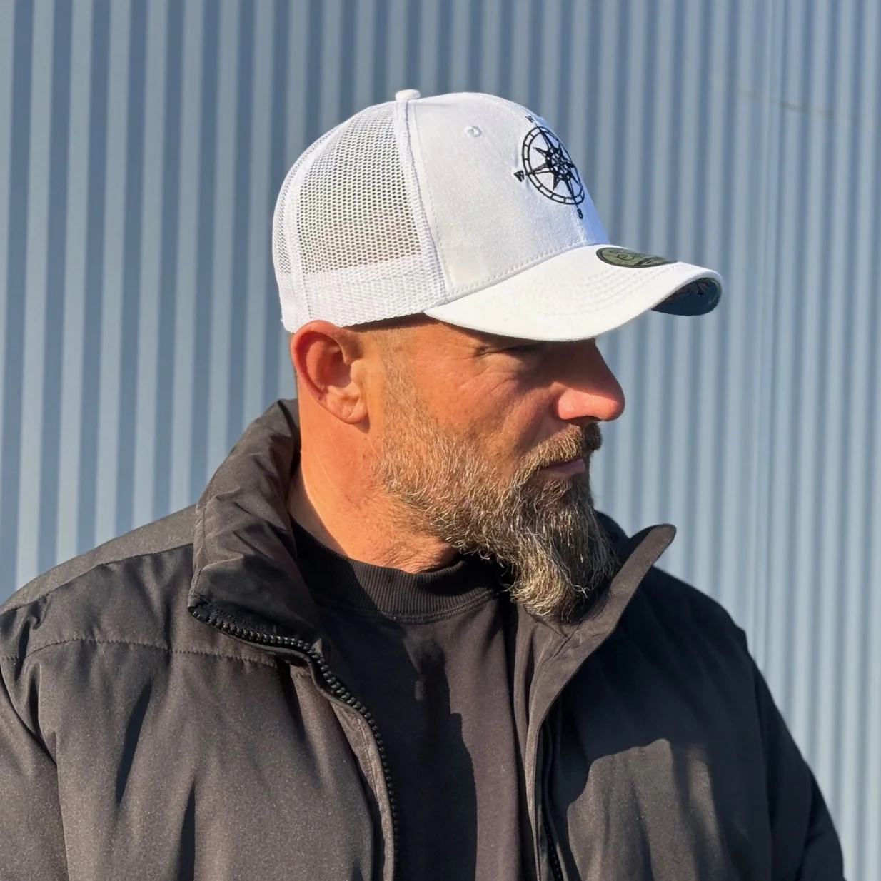 Treasure Map Trucker Cap - White - Image 6