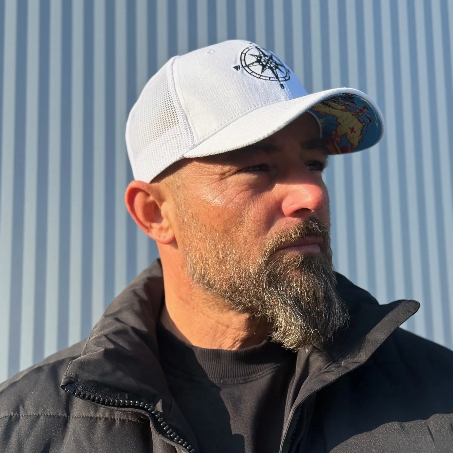 Treasure Map Trucker Cap - White - Image 8