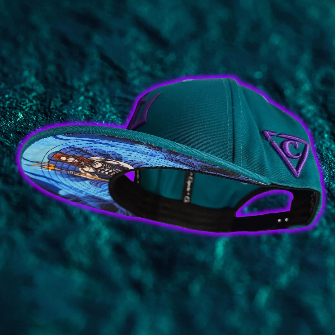 Triton Snapback - Teal Blue - Image 13