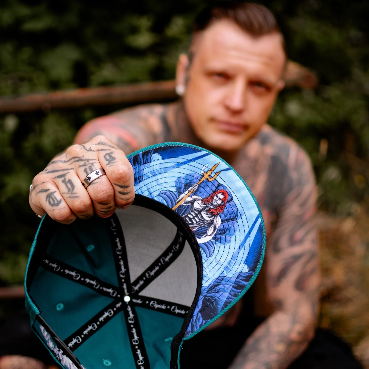 Triton Snapback - Teal Blue - Image 2