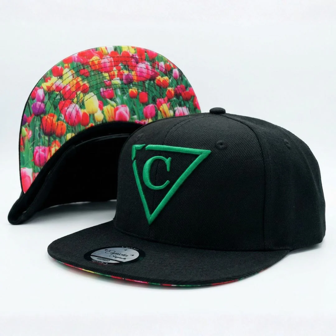 Tulip Field Snapback - Black - Image 8