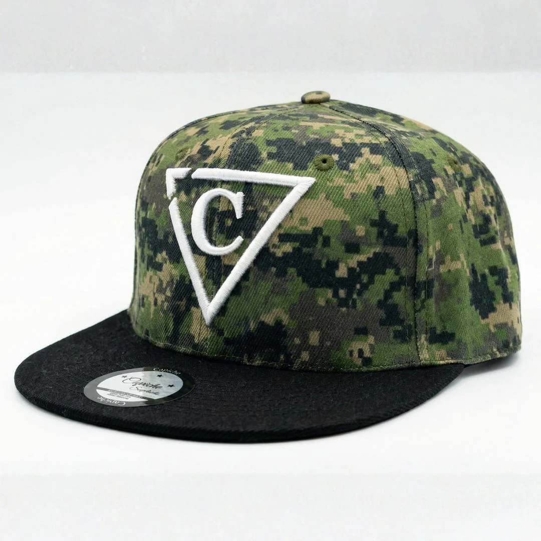 USA Pixel Snapback - Green/Black - Image 5