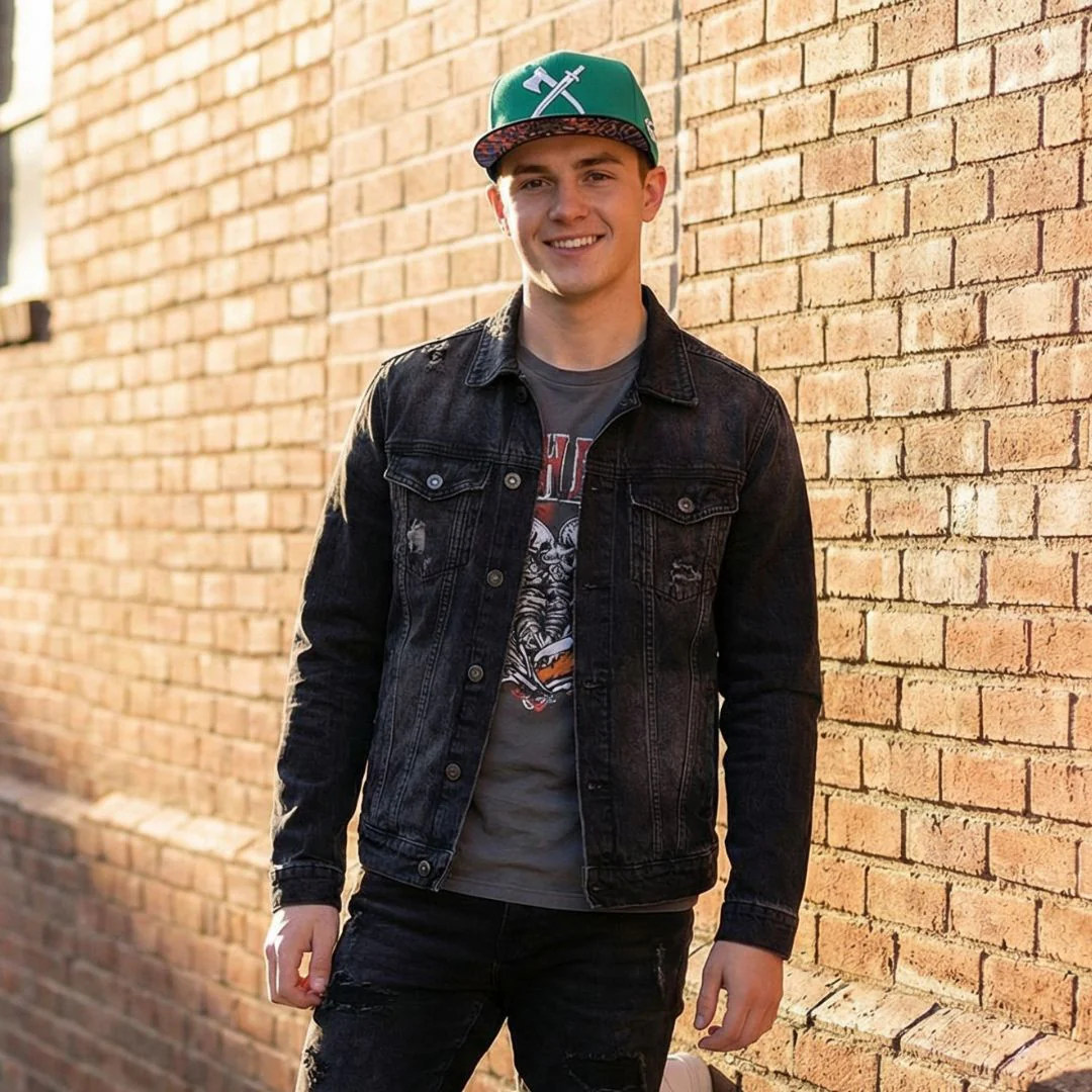 Viking 2 Snapback - Green/Black - Image 3