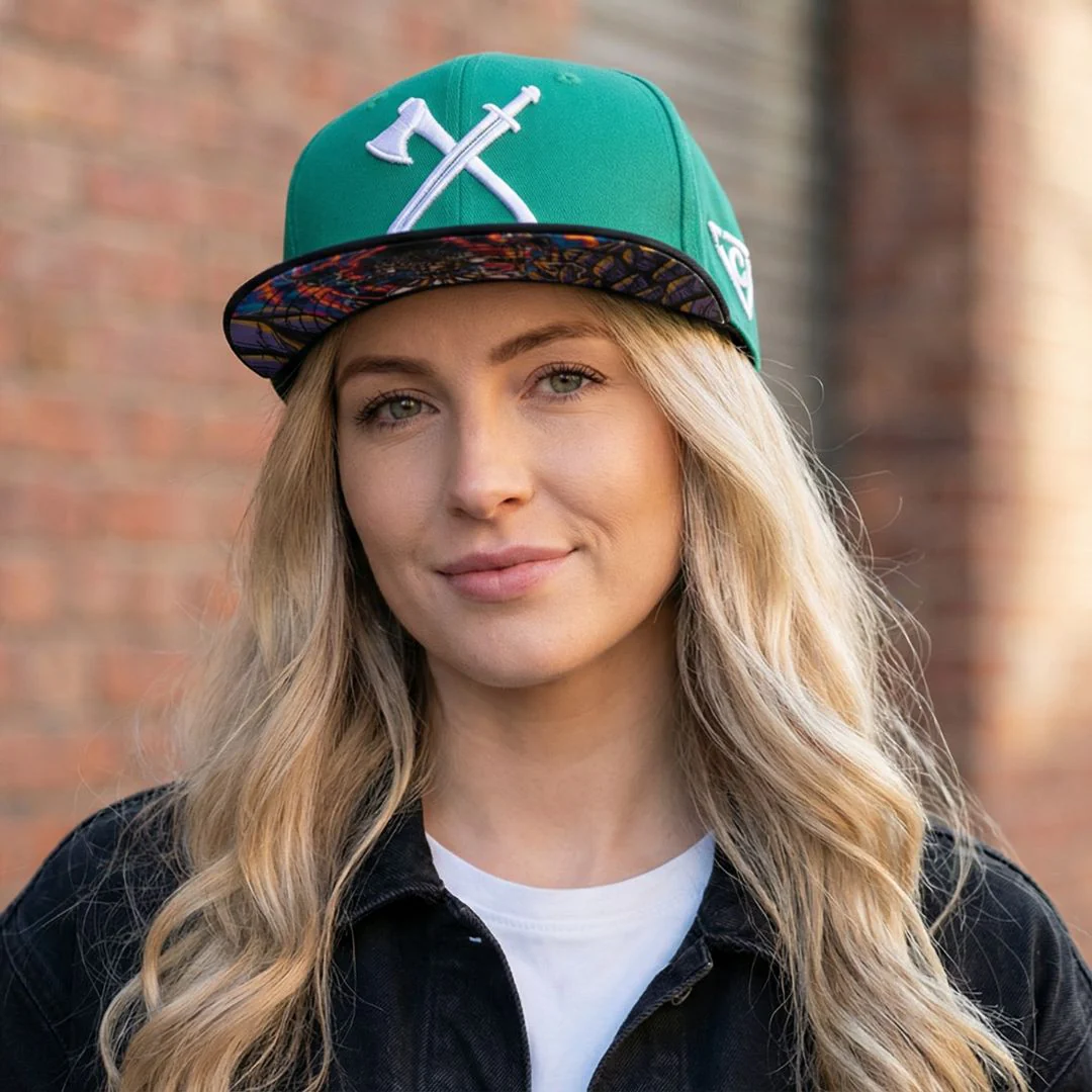 Viking 2 Snapback - Green/Black - Image 9