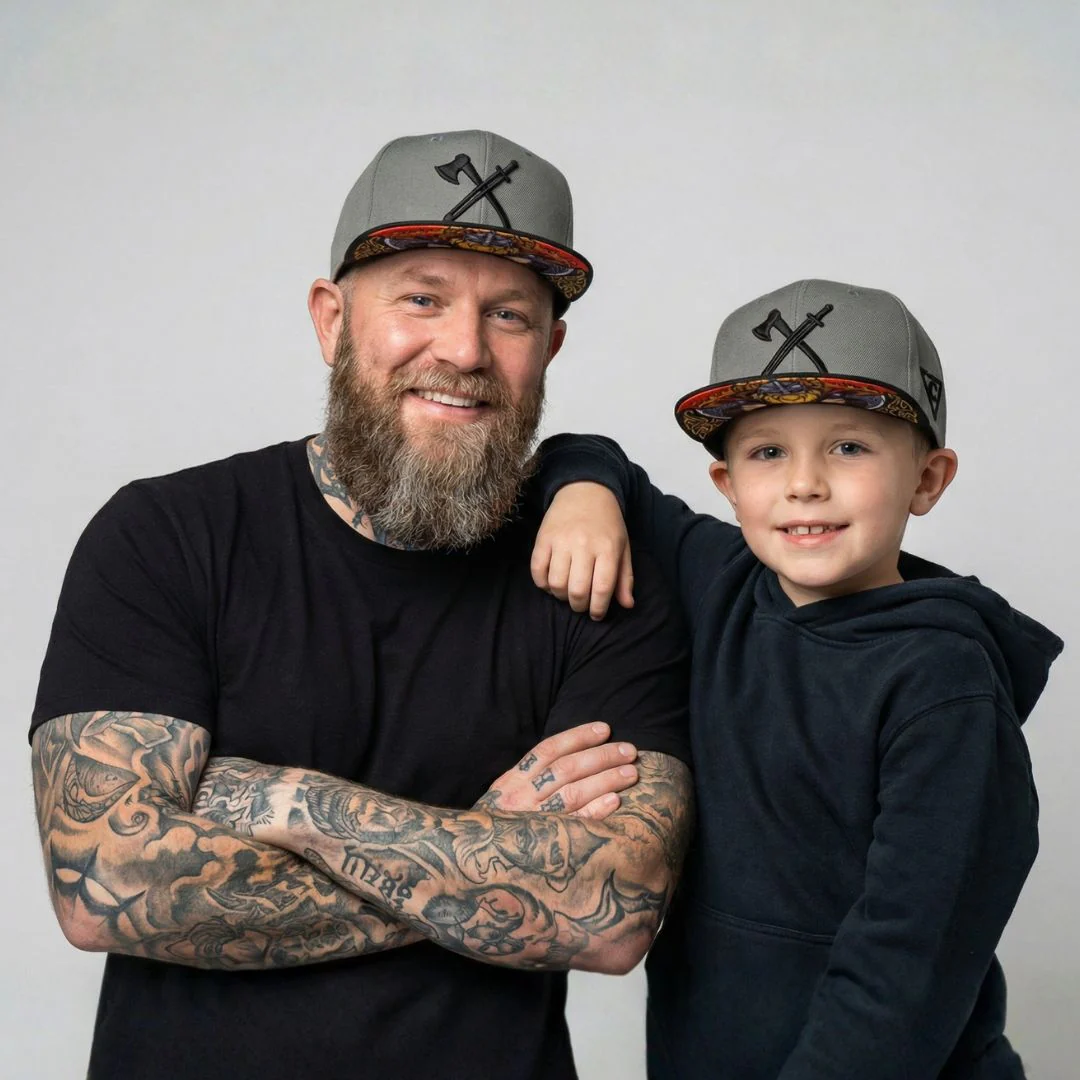 Viking Snapback Child Size - Grey - Image 3