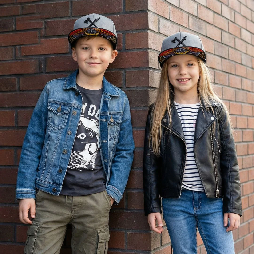 Viking Snapback Child Size - Grey - Image 4