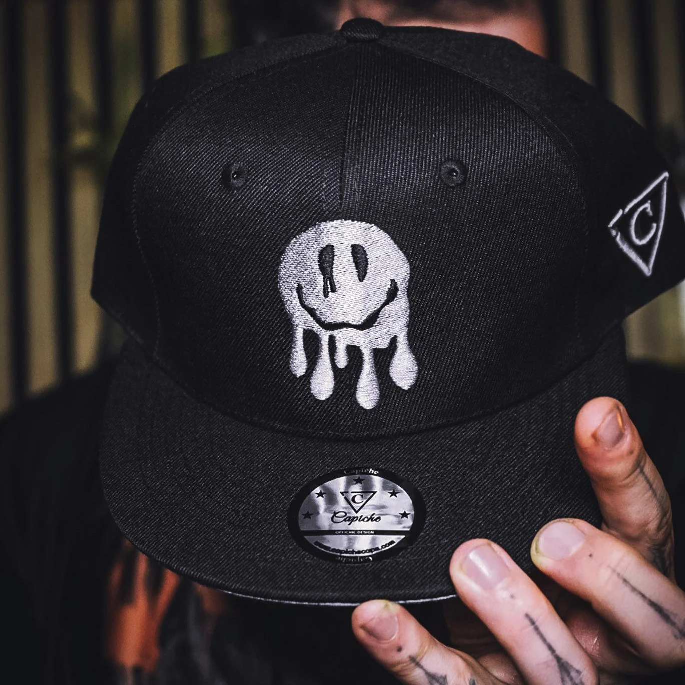 Wall Drawing Snapback - Black - Image 10
