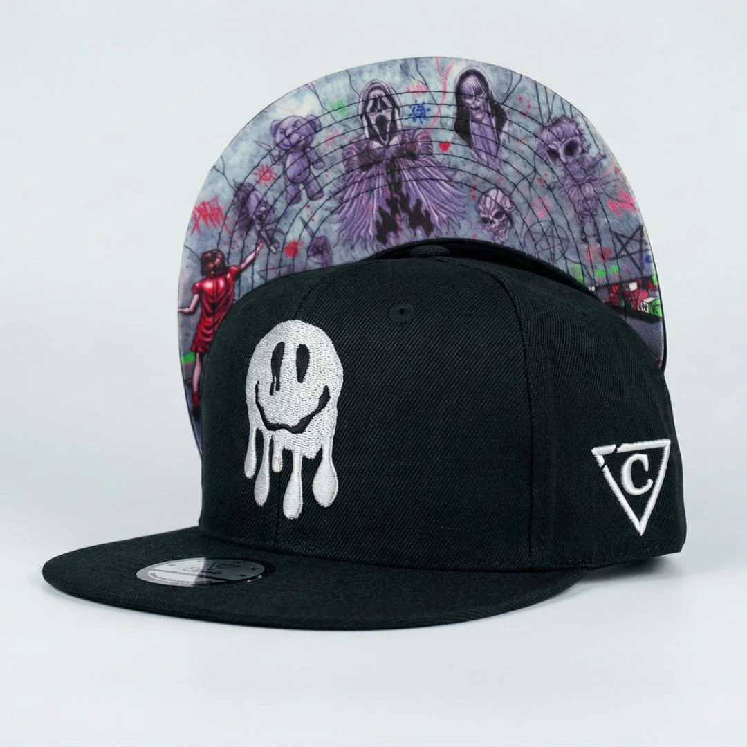 Wall Drawing Snapback - Black - Image 7