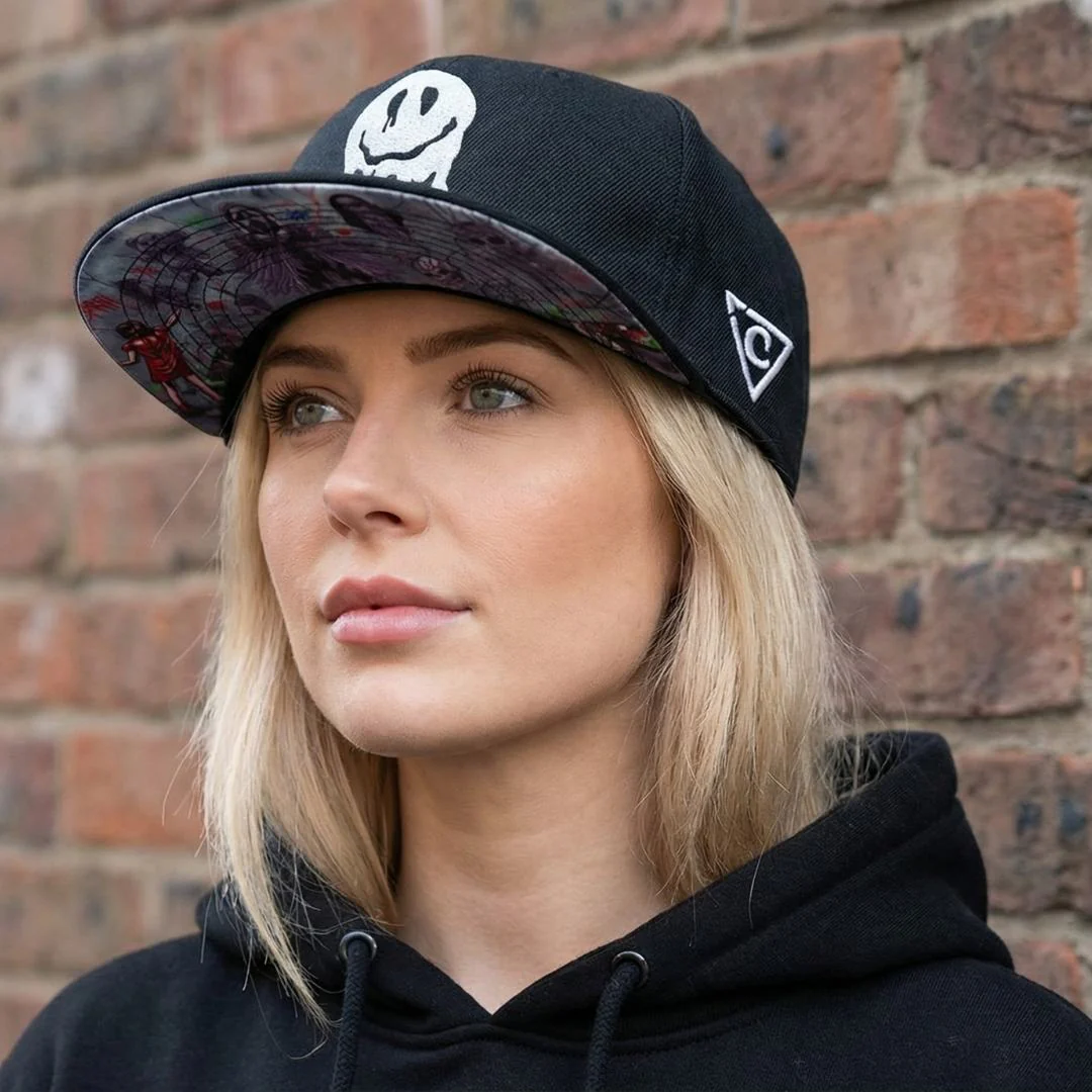 Wall Drawing Snapback - Black - Image 9