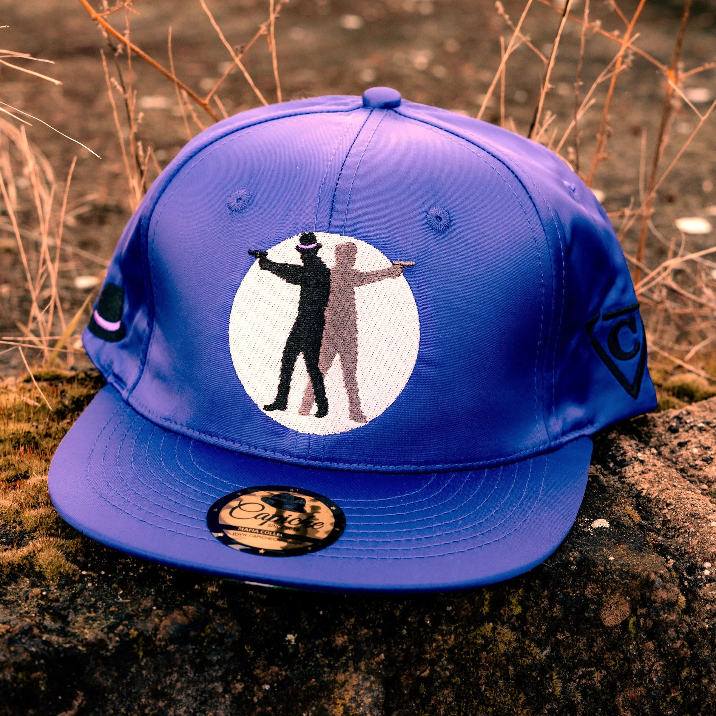 Watch Your Back Snapback No. 2 - Purple Satin - Image 4