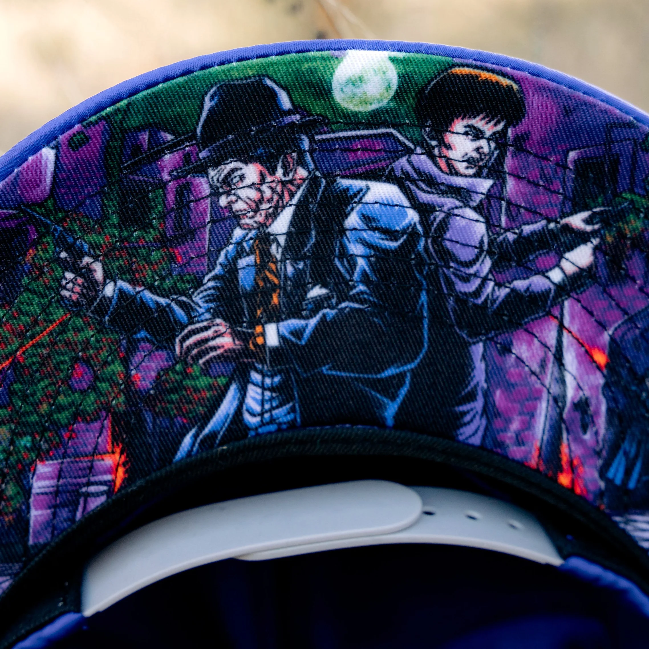 Watch Your Back Snapback No. 2 - Purple Satin - Image 7
